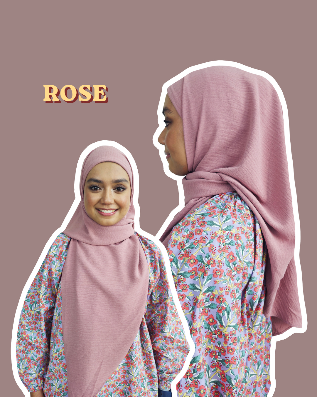 Plain Series: Instant Bawal Hijab in Crinkle