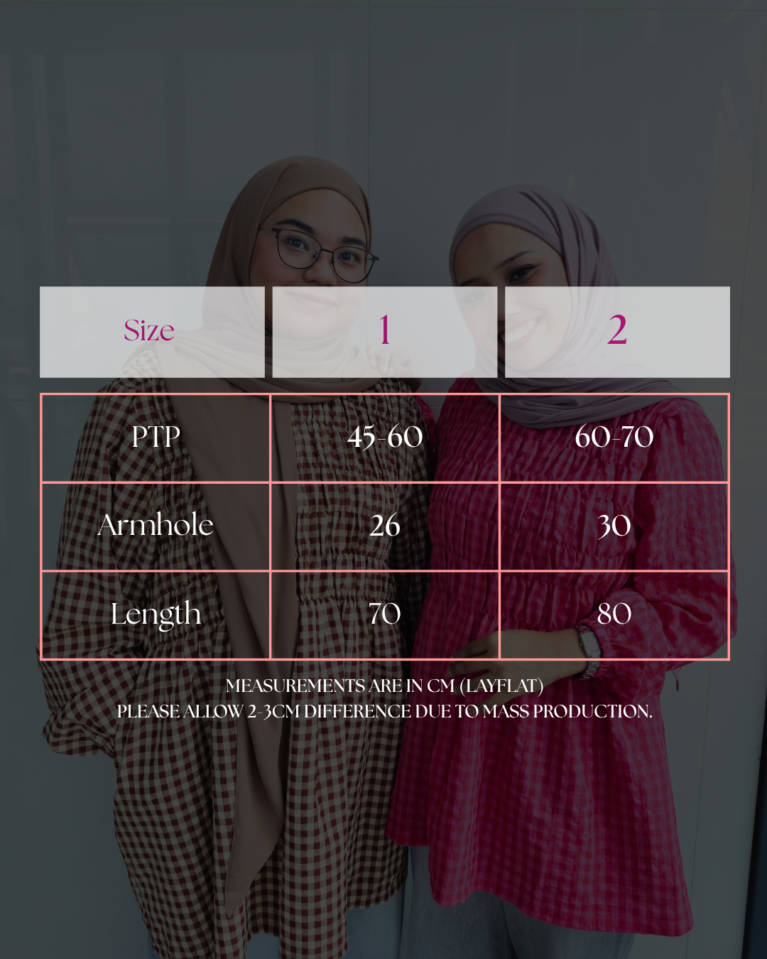 Bree Checkered Smock Top