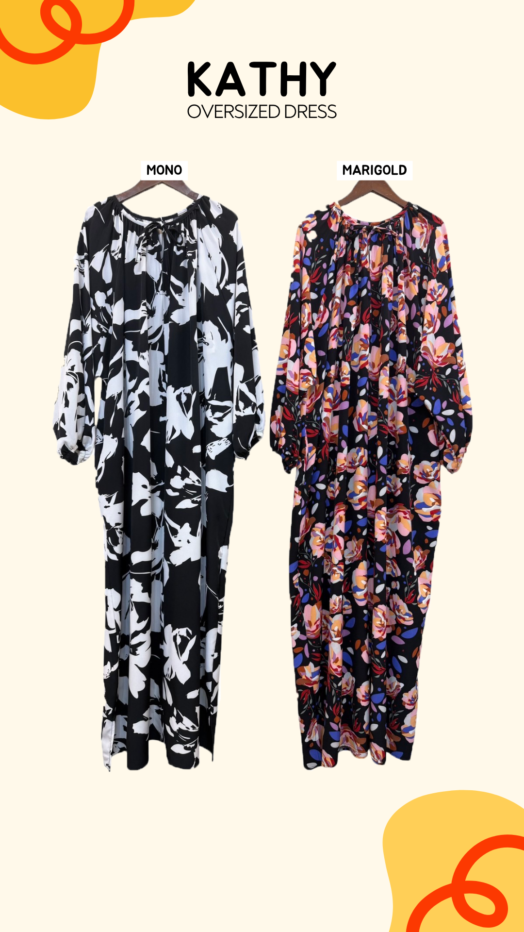 Kathy Oversized Ironless Dress