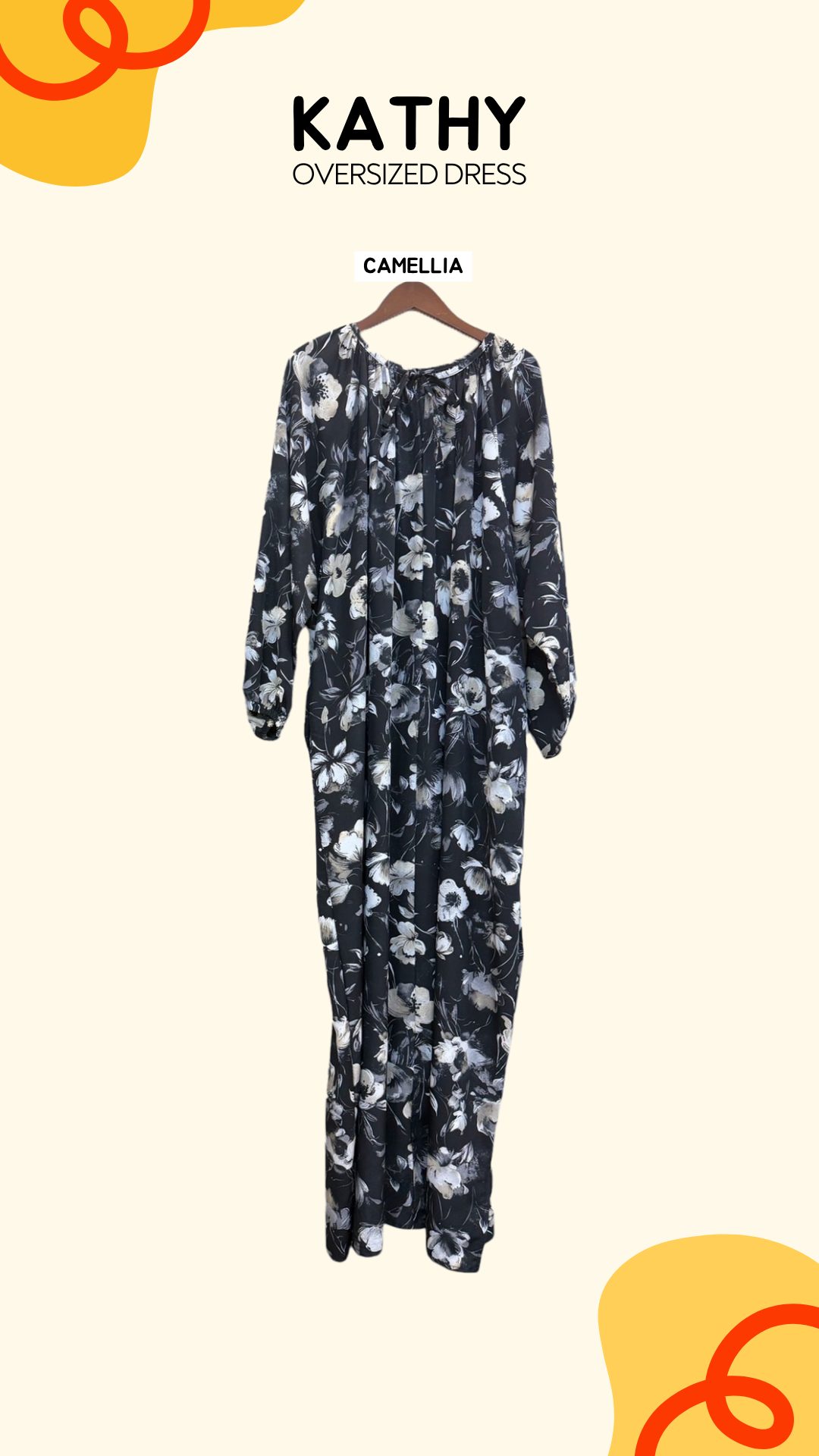 Kathy Oversized Ironless Dress
