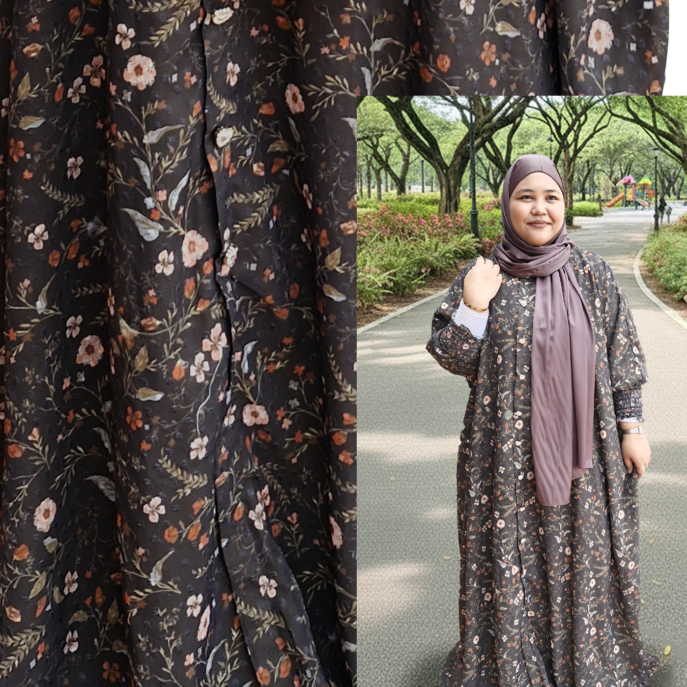 Kendra Kaftan Airtech Kebaya