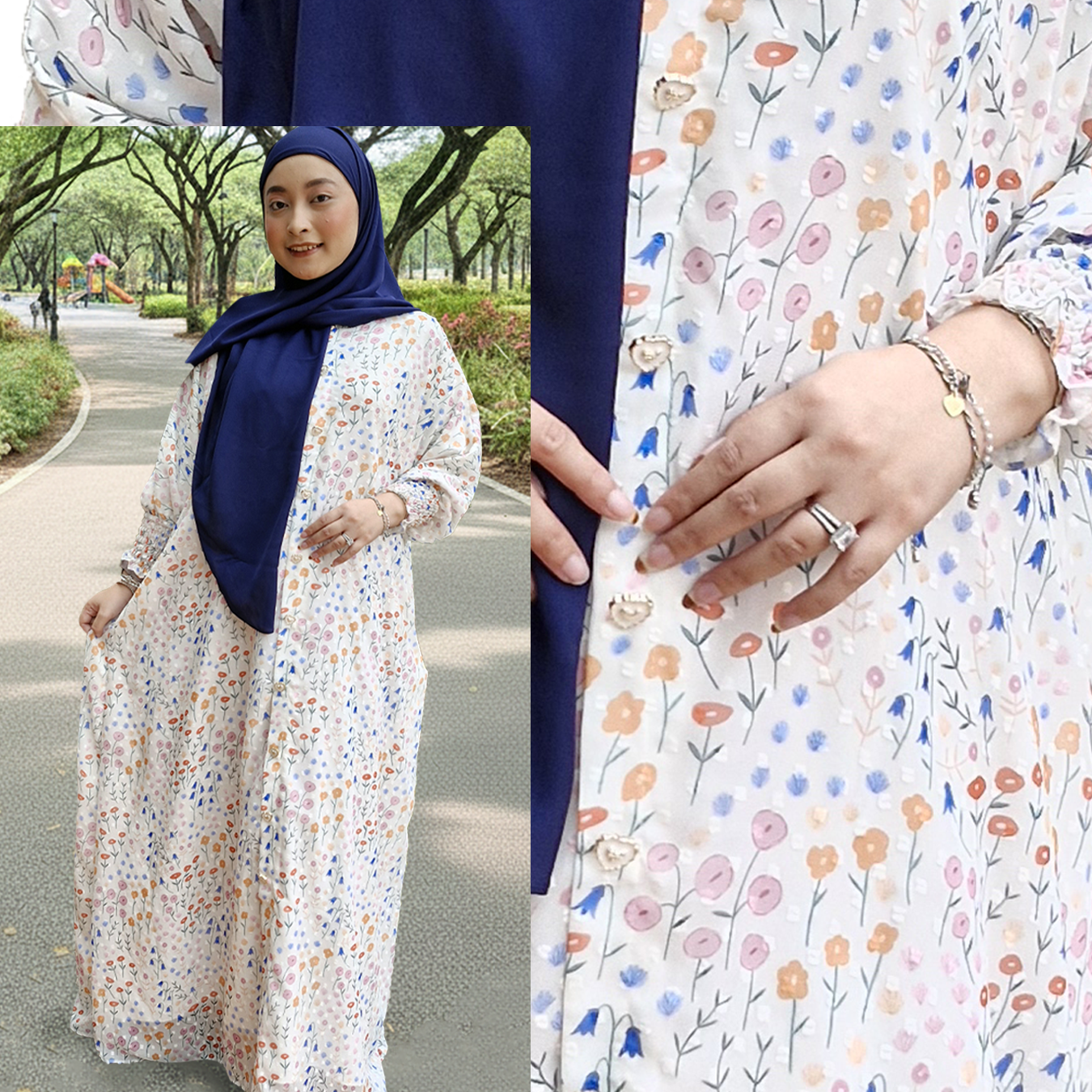 Kendra Kaftan Airtech Kebaya