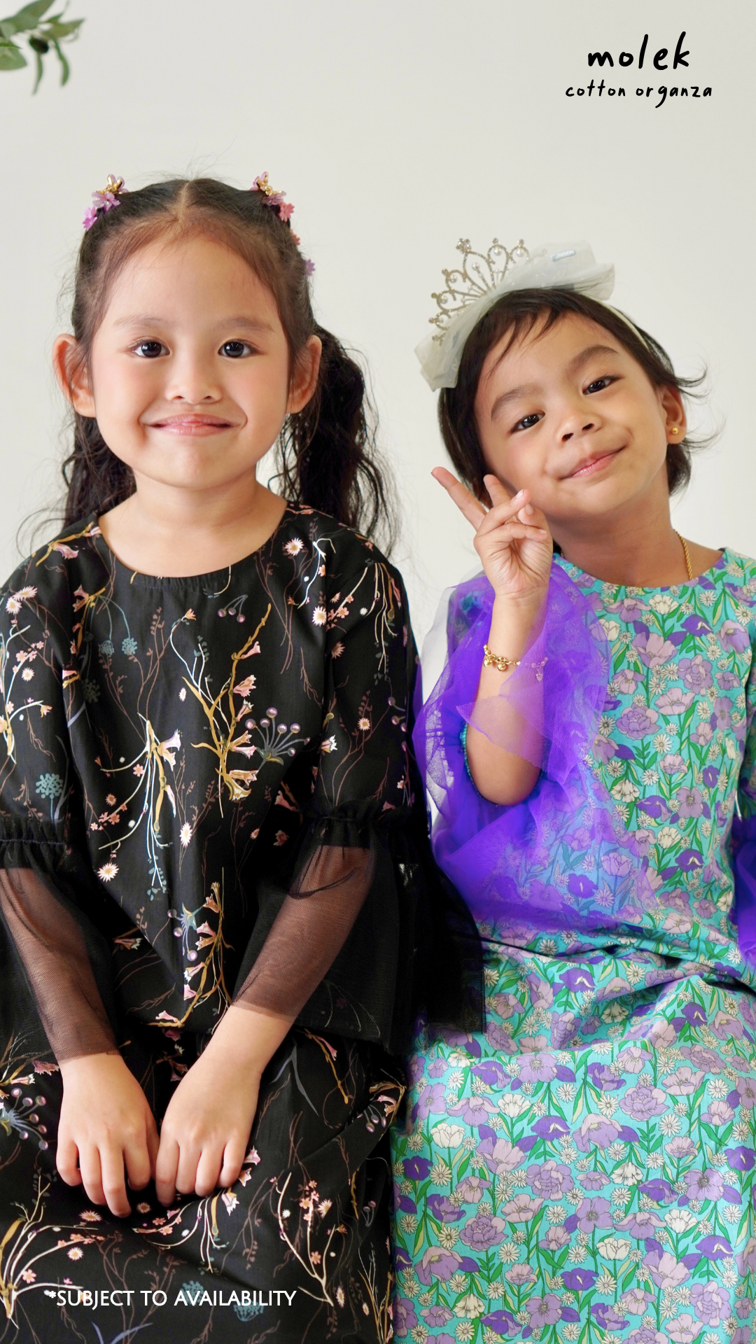 Molek Organza Kurung Set Mom and Daughter - Sedondon Raya