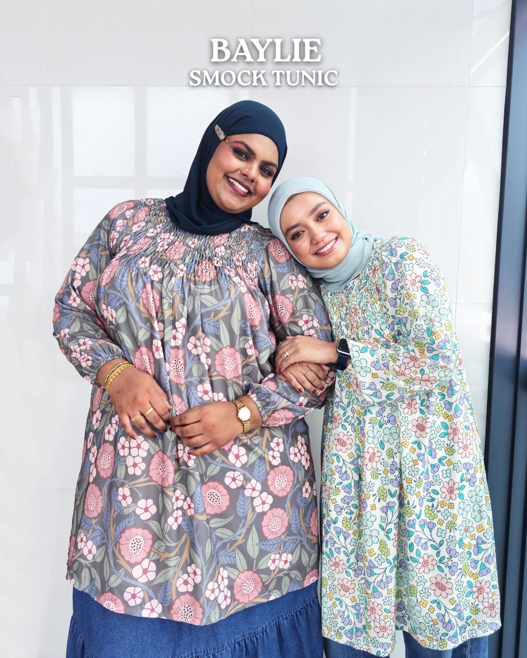 Baylie Printed Smock Tunic