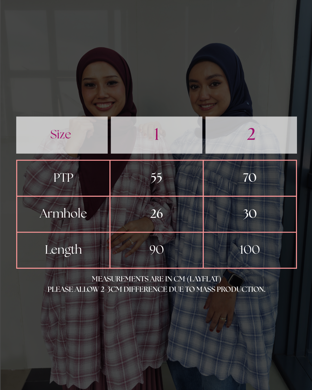Nayla Checkered Tunic