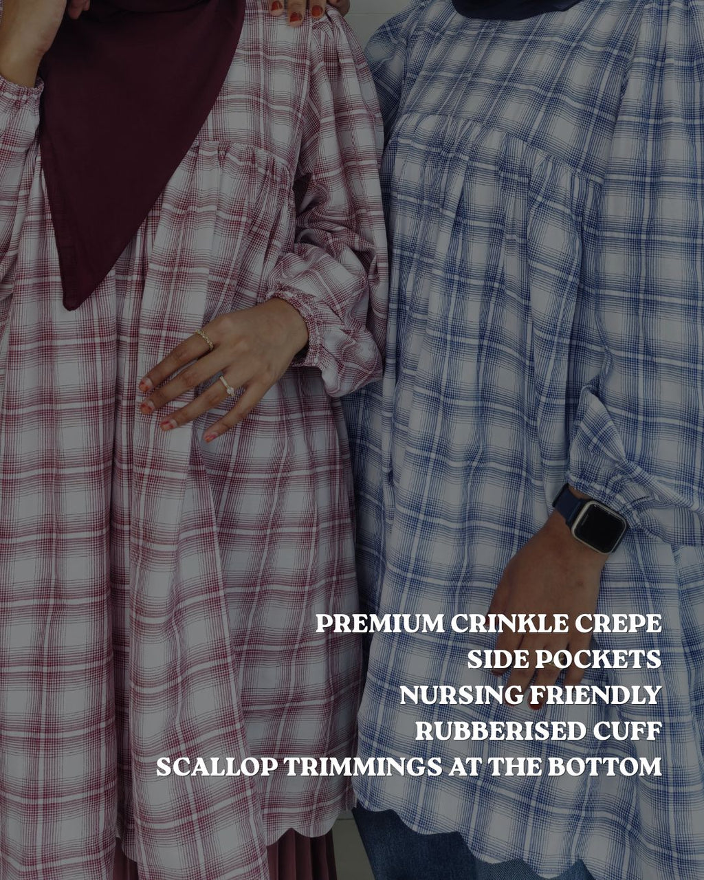 Nayla Checkered Tunic