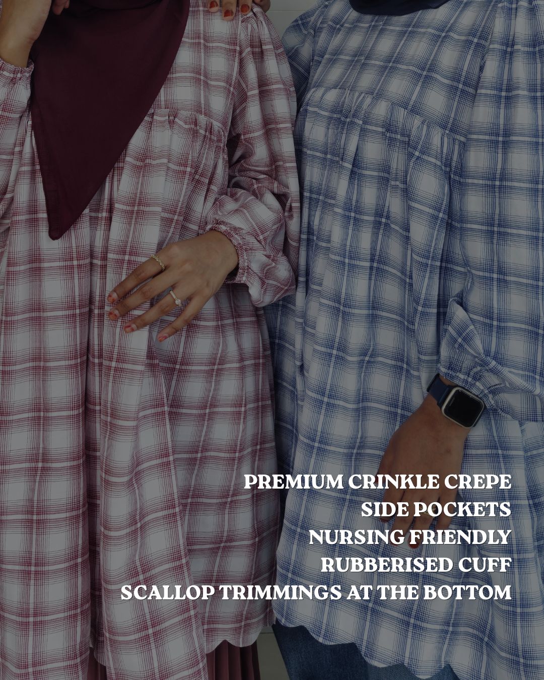 Nayla Checkered Tunic