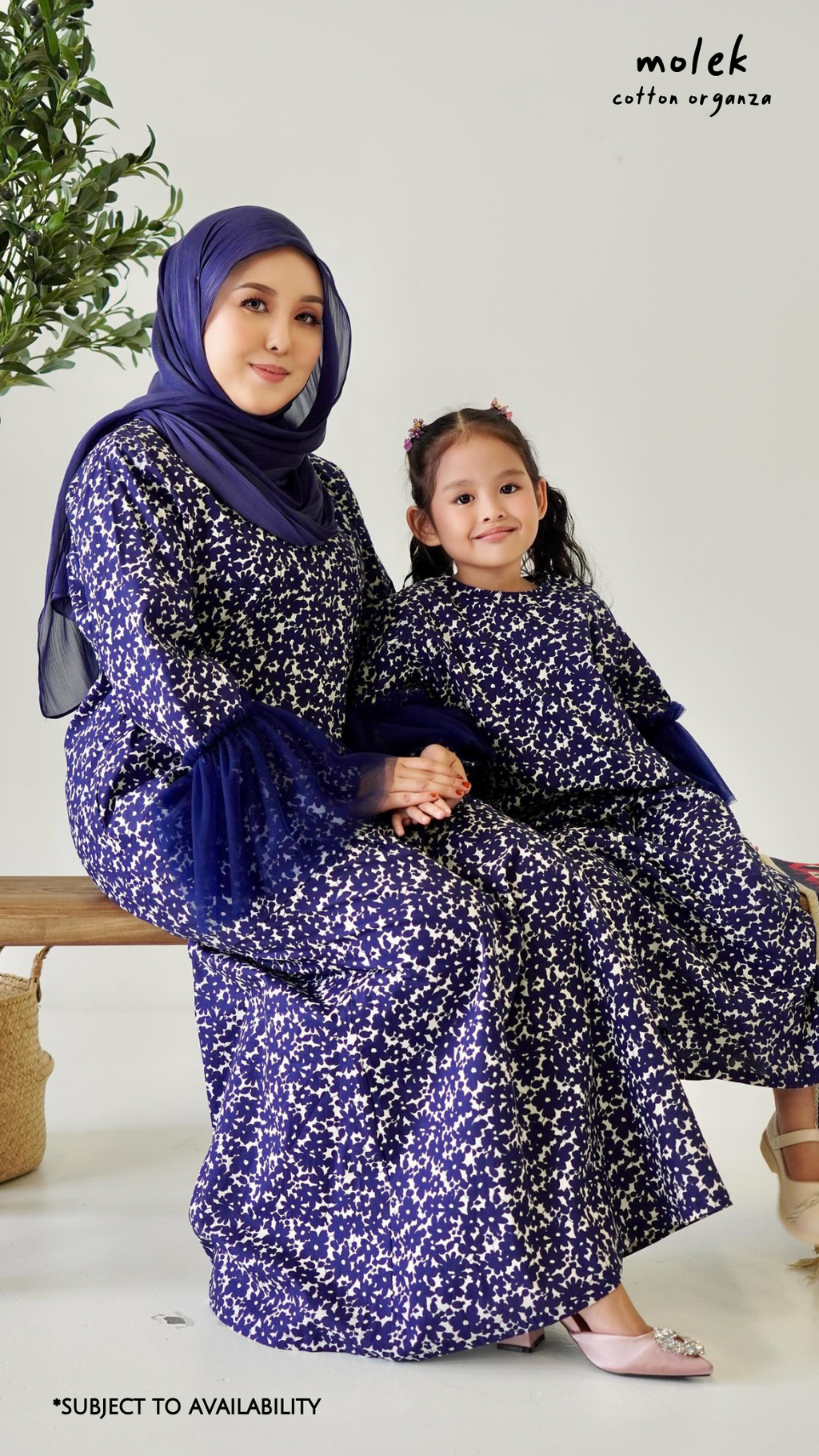 Molek Organza Kurung Set Mom and Daughter - Sedondon Raya