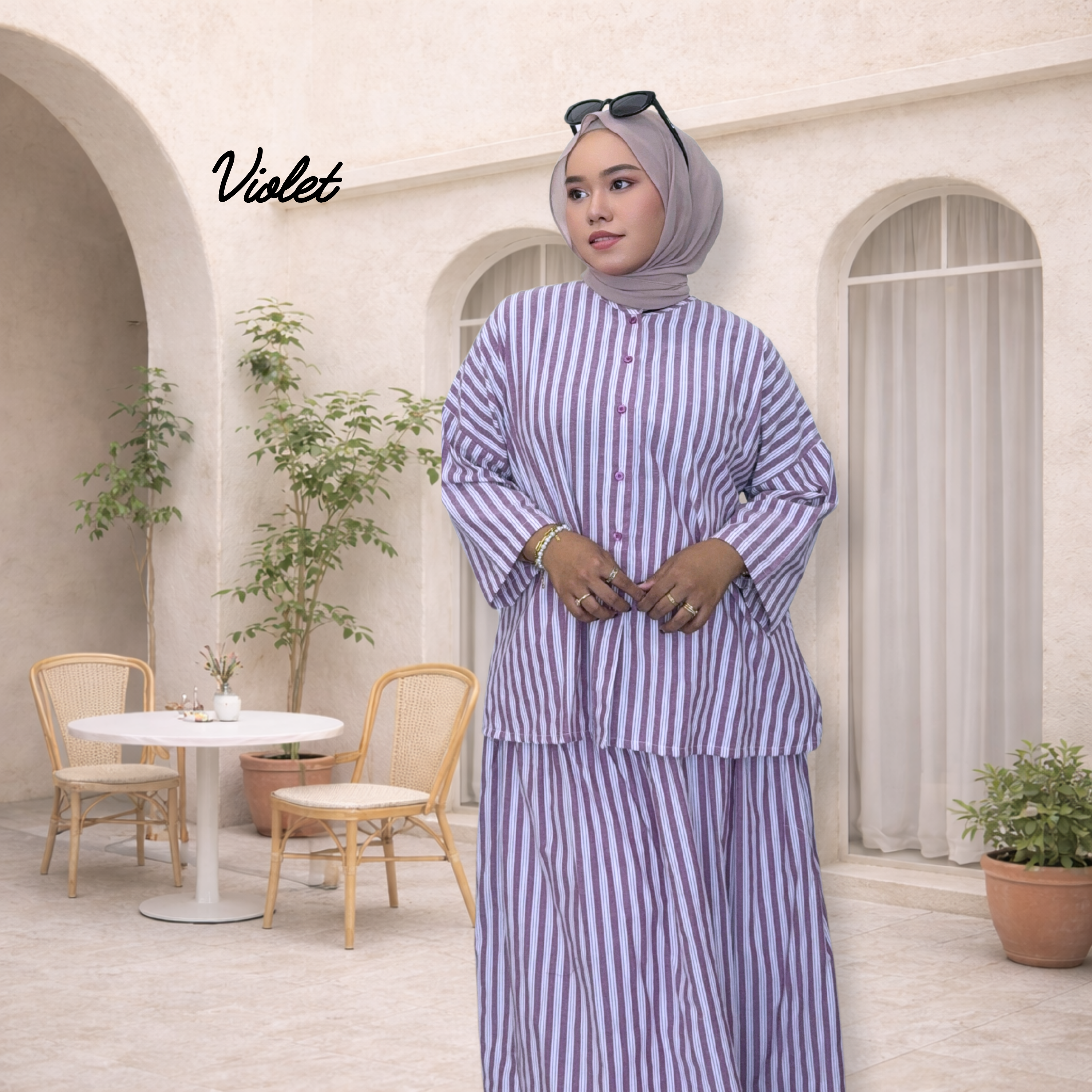 Shelly Stripes Opah Skirtset