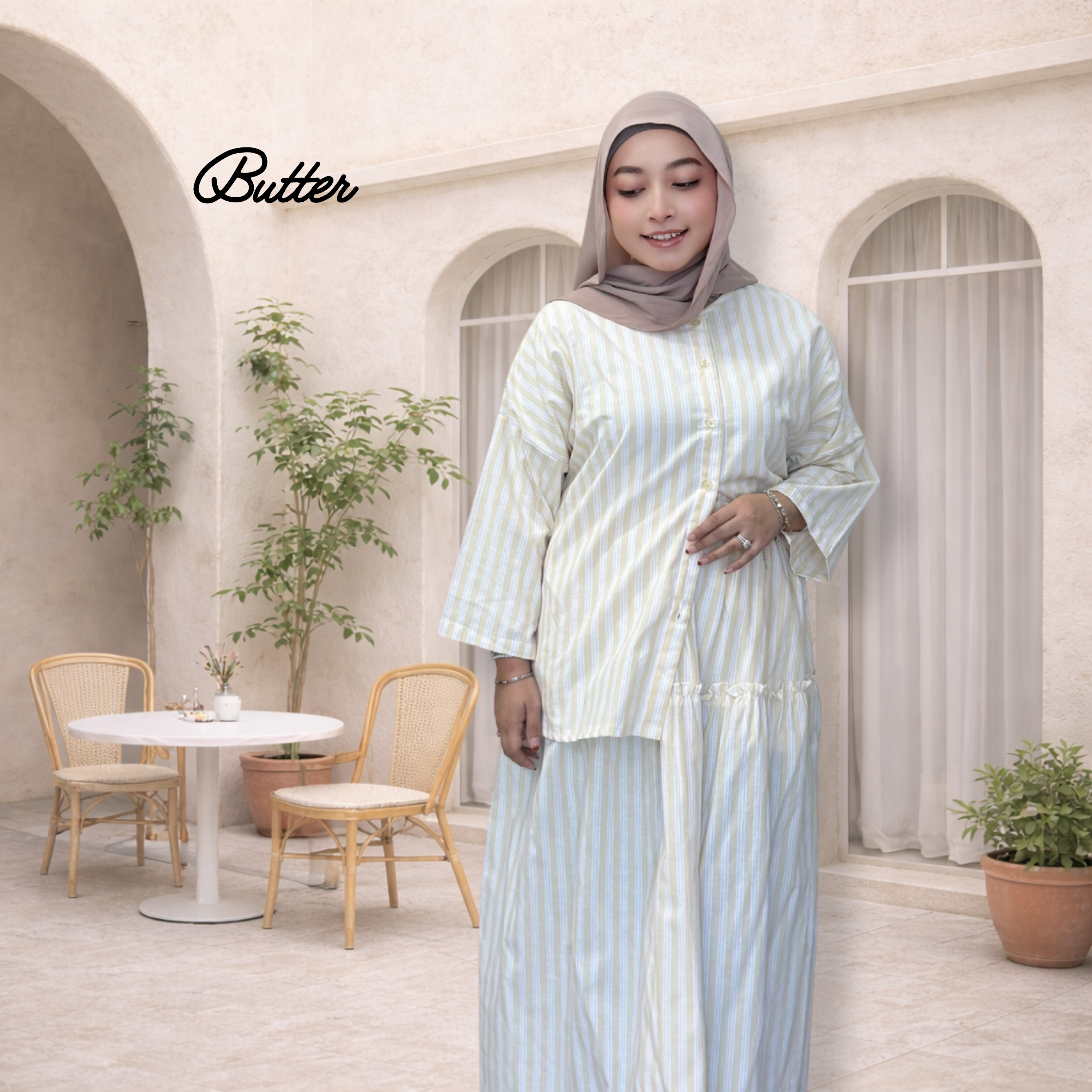 Shelly Stripes Opah Skirtset