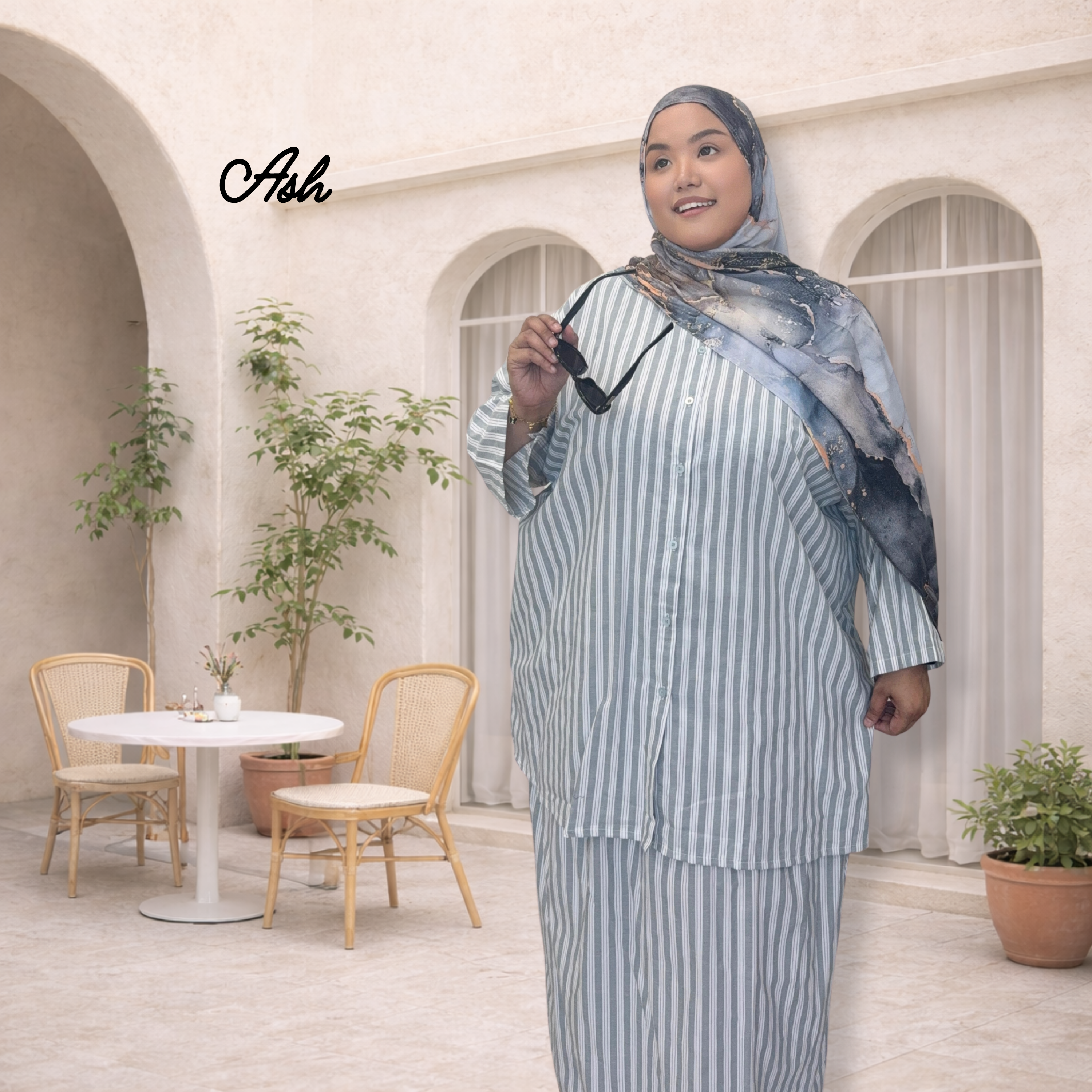 Shelly Stripes Opah Skirtset