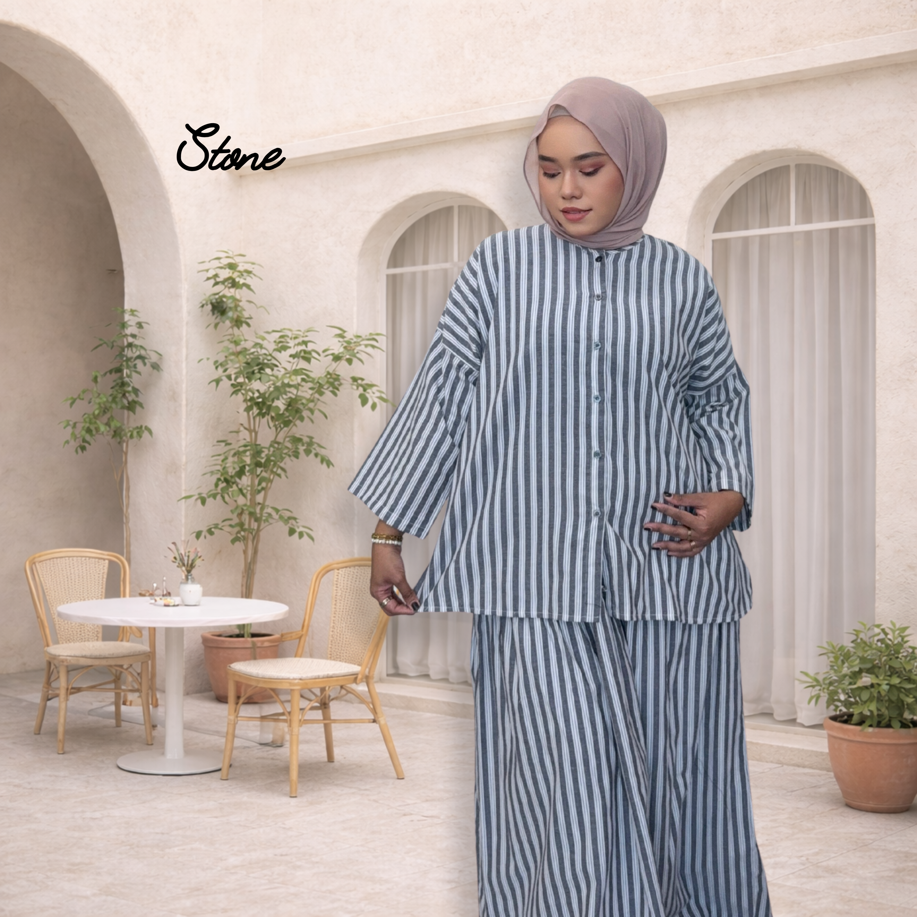 Shelly Stripes Opah Skirtset