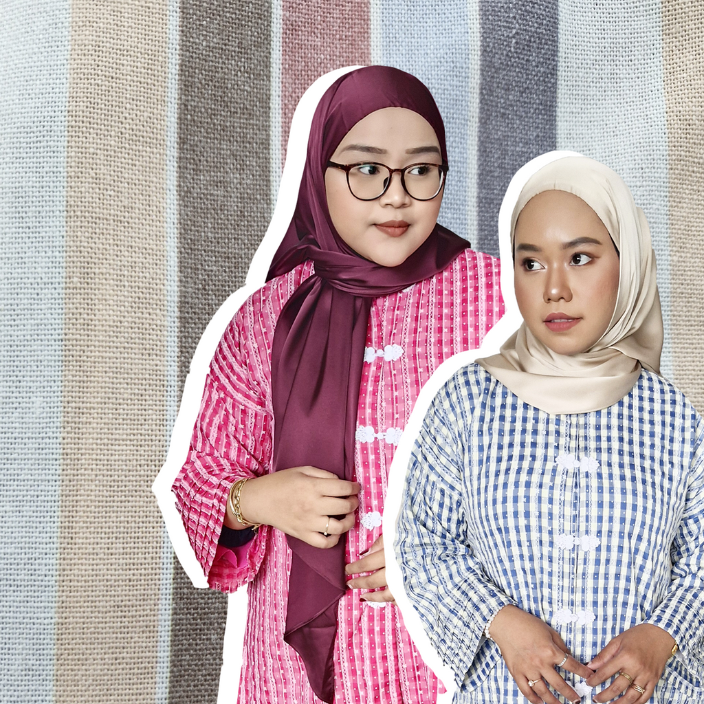 Satin Tudung (2M Shawl, Tri Inner, Shawl w Inner)