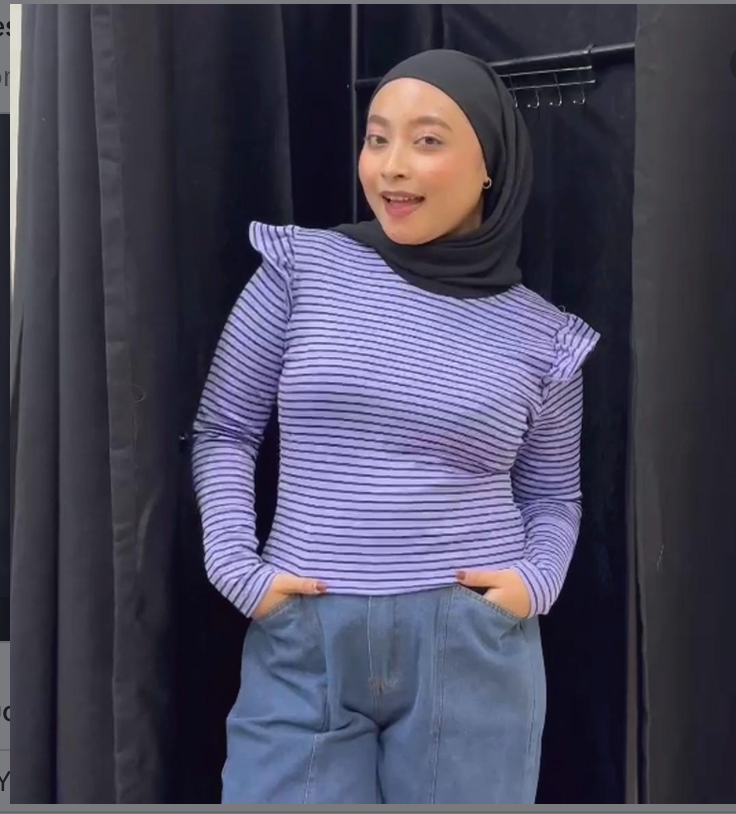 Puffy Striped Top