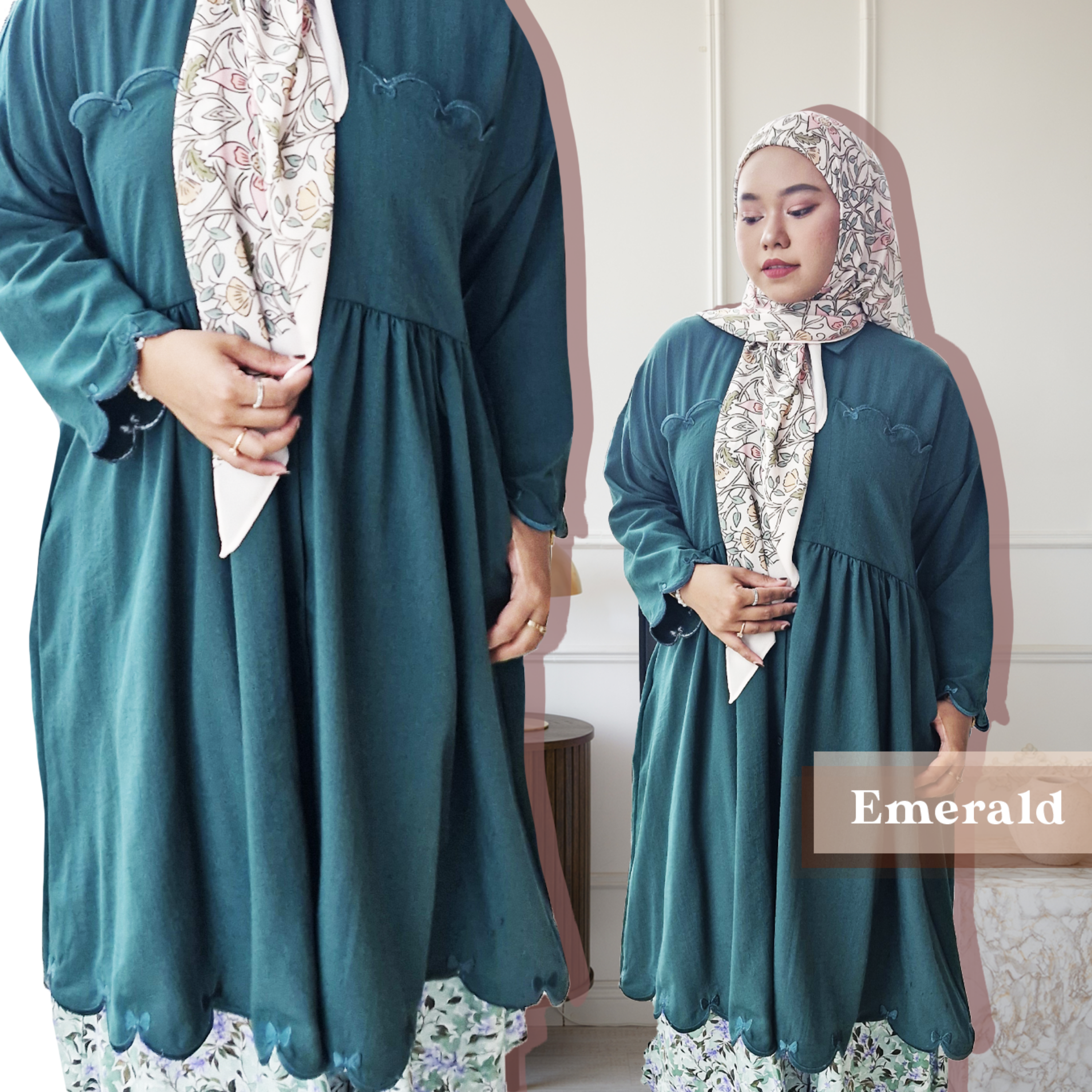 Suri Collared Midi with Sulam