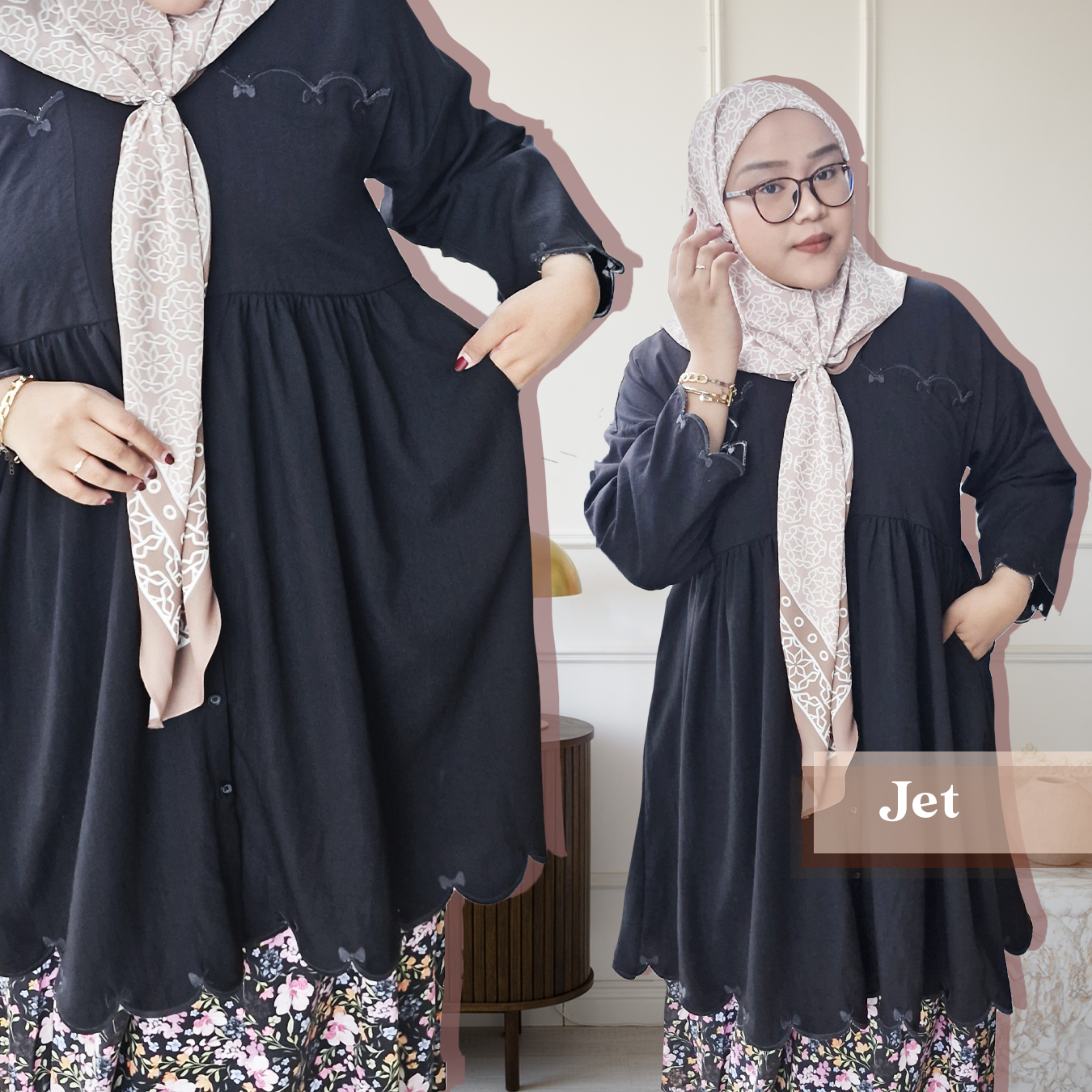 Suri Collared Midi with Sulam