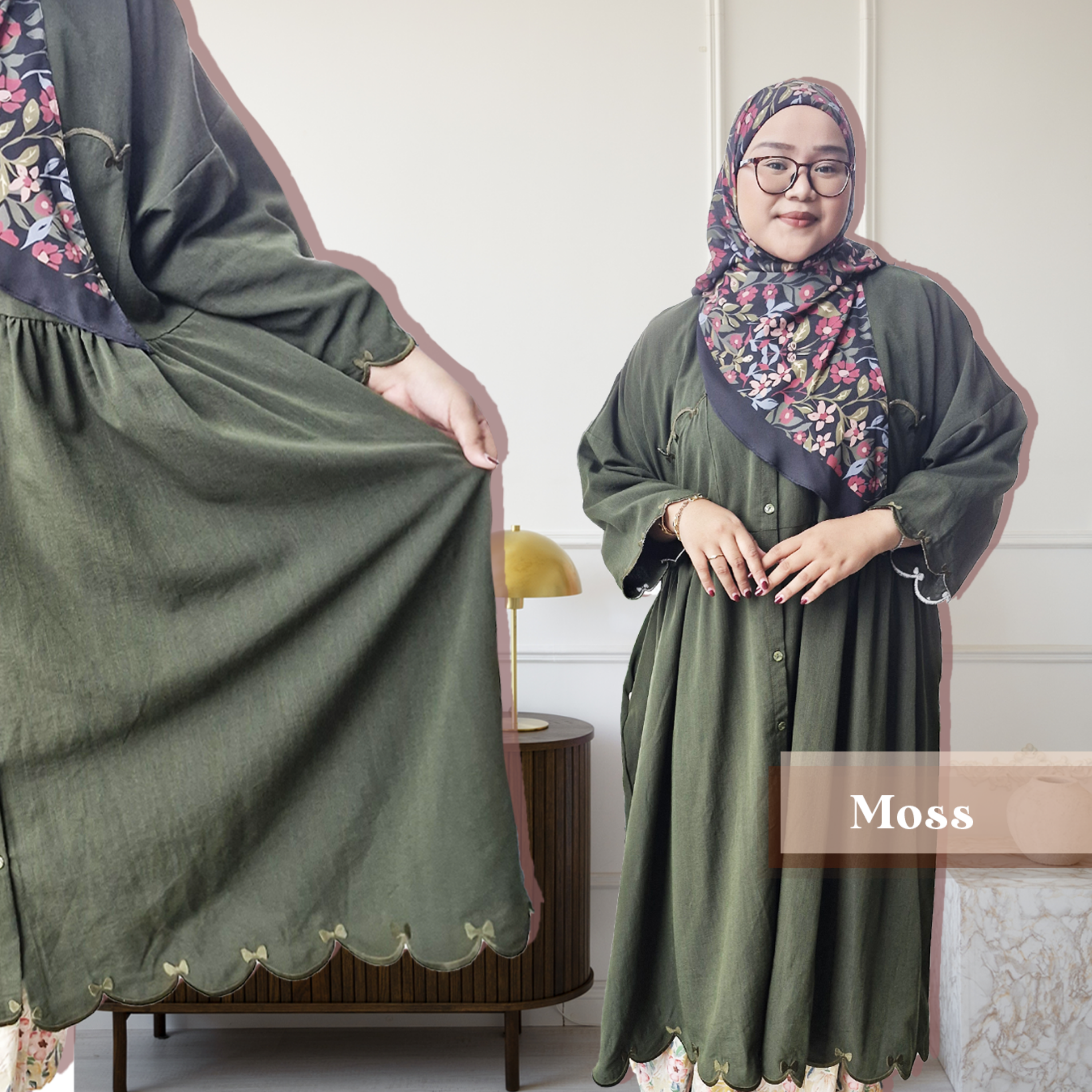 Suri Collared Midi with Sulam