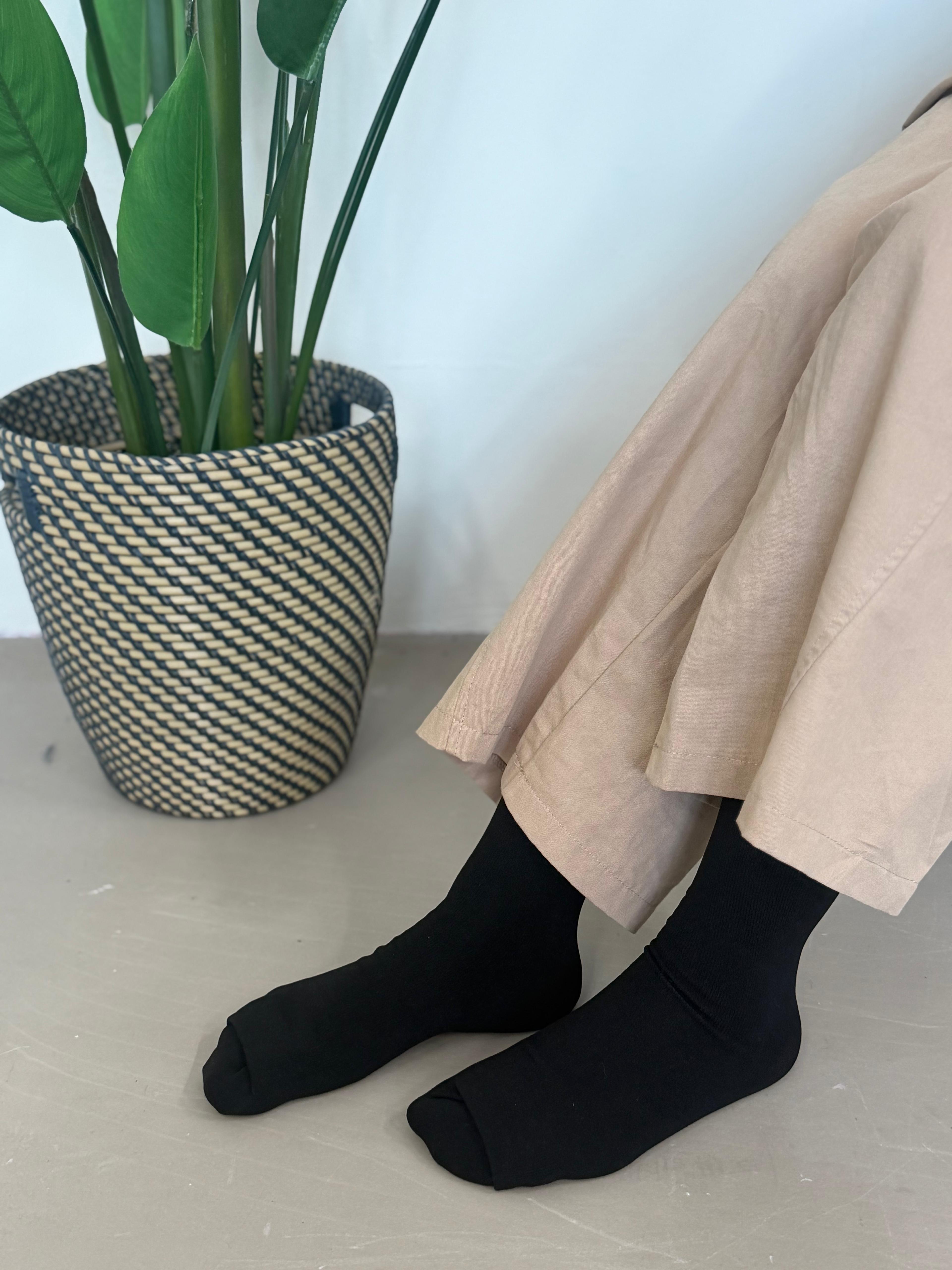 Soft Cotton Long Wudhu Socks