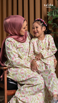 Zaleha Cotton Kebaya Mom and Daughter Set