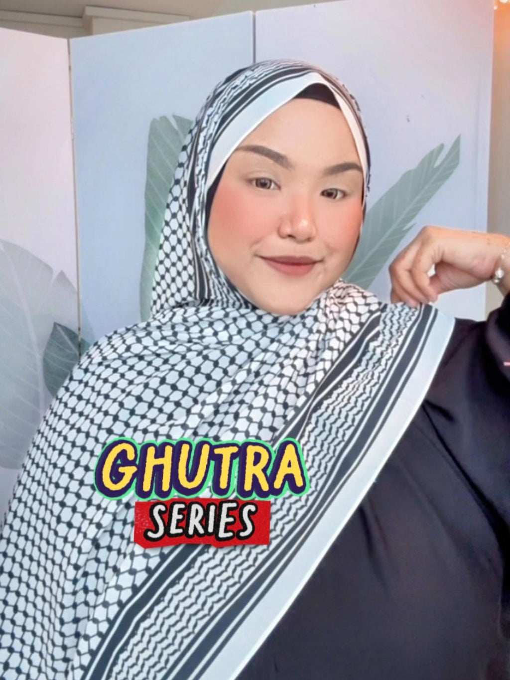 Curated Ghutra Series Shawl & Bawal 1.8M Chiffon Crepe Material 45" Cotton Voile