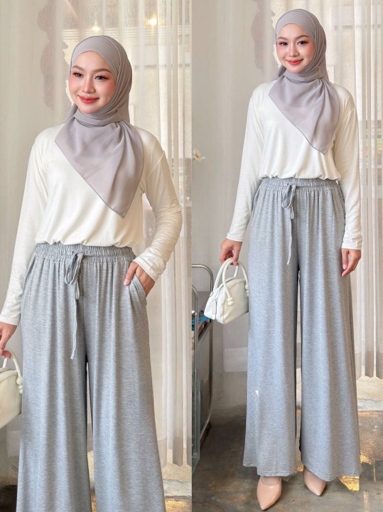 Maya Flare Drawstring Stretchable Pants