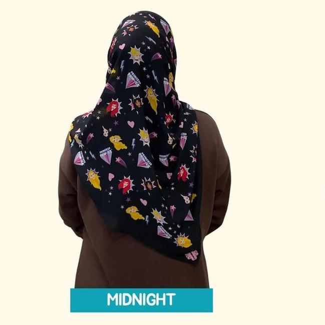 Whimsy Tudung Collection (2M Shawl, 50” Bawal, Tri Inner, Shawl w Inner)