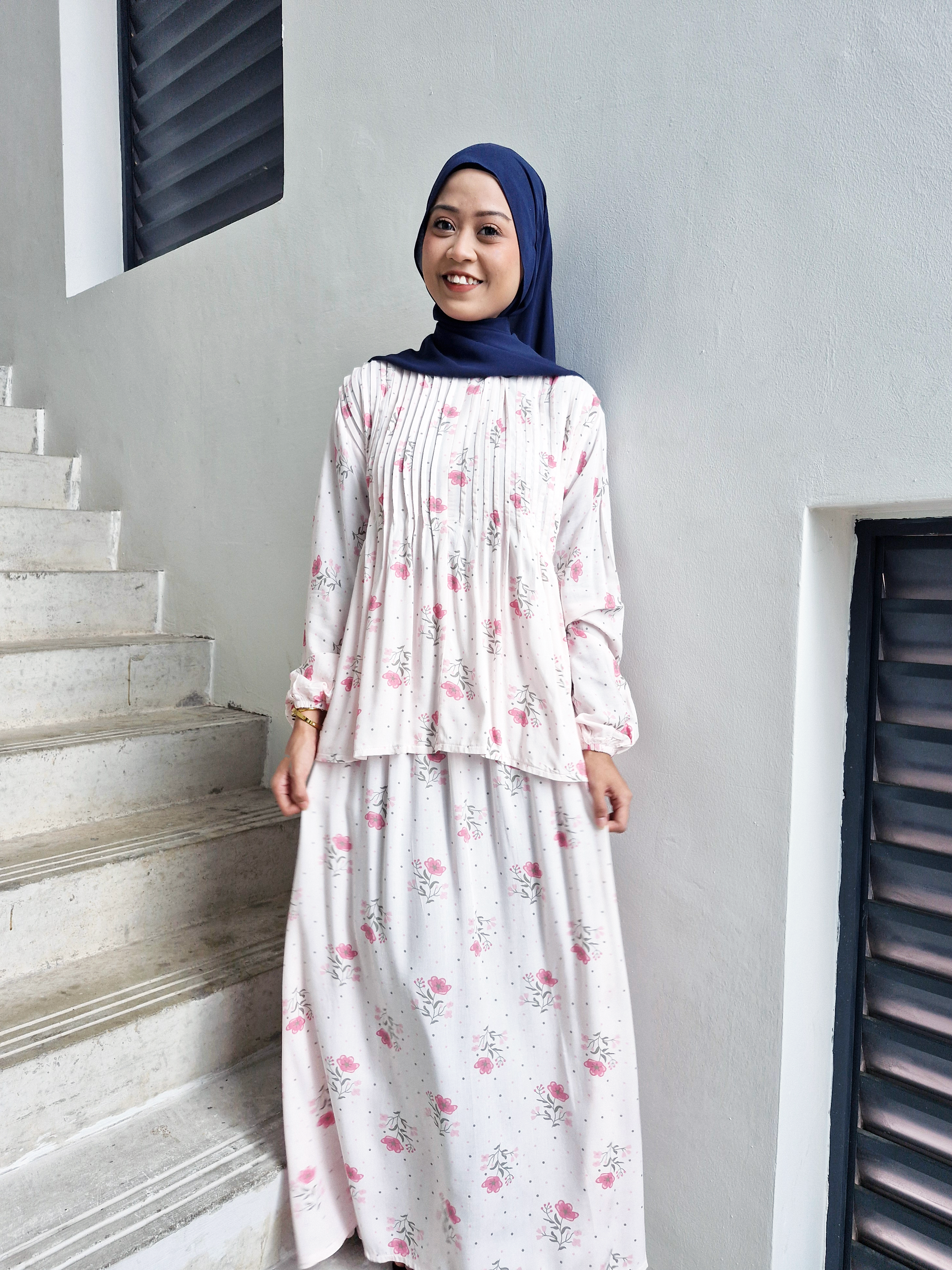 Freya Rayon Pleated Skirt Set