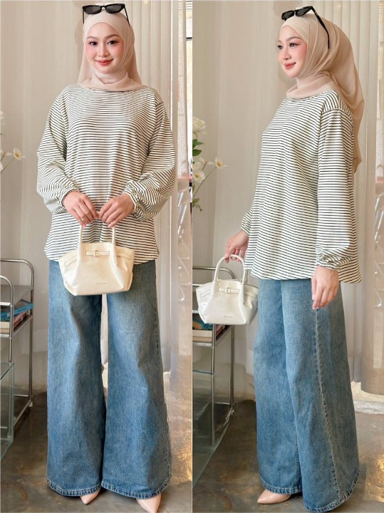 Hanna Striped Blouse