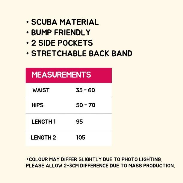 Bootcut Flare Scuba Stretchable Pants