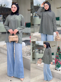 Colin Striped Collared Top