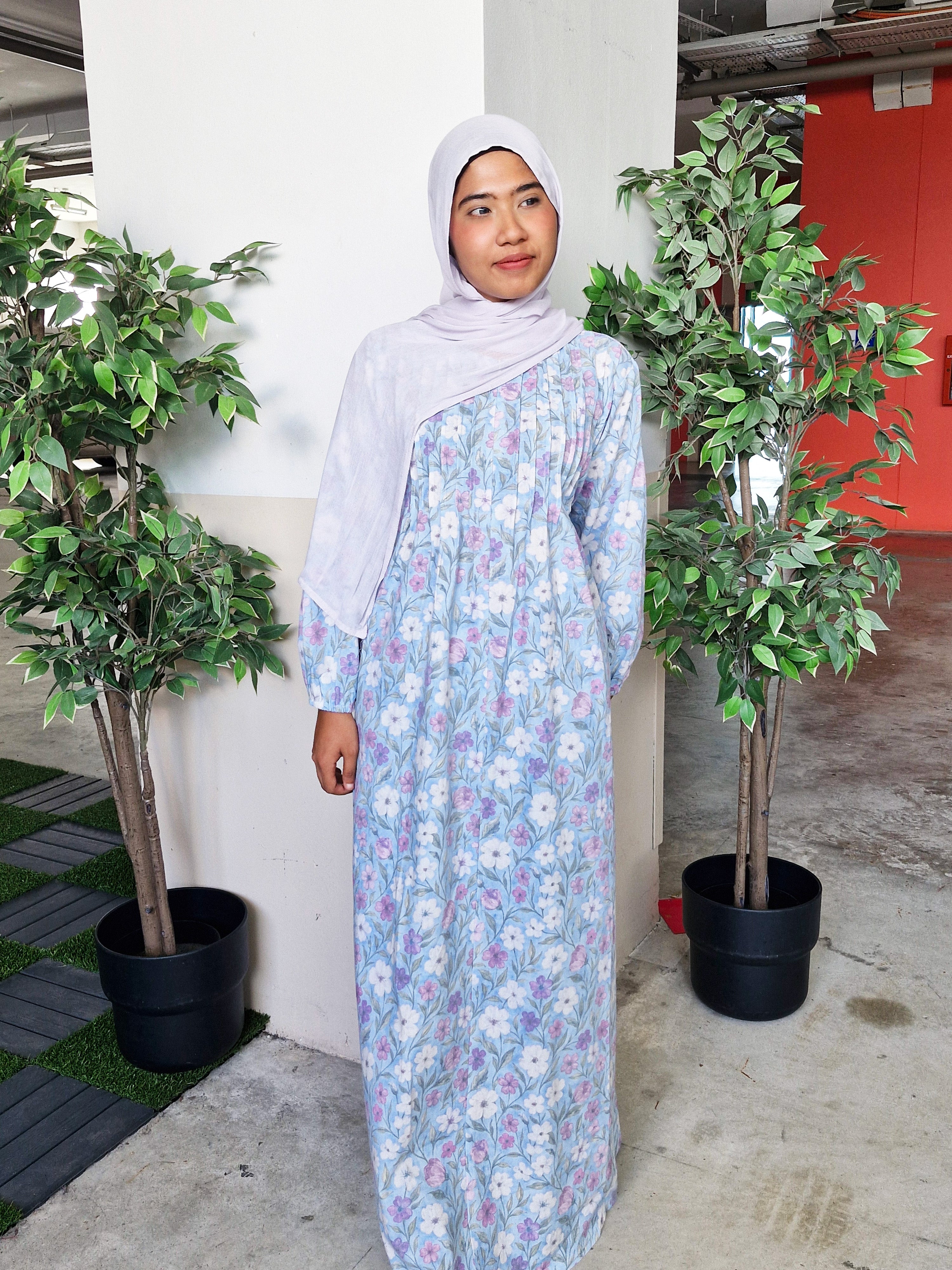 Fyra Pleated Linen Dress