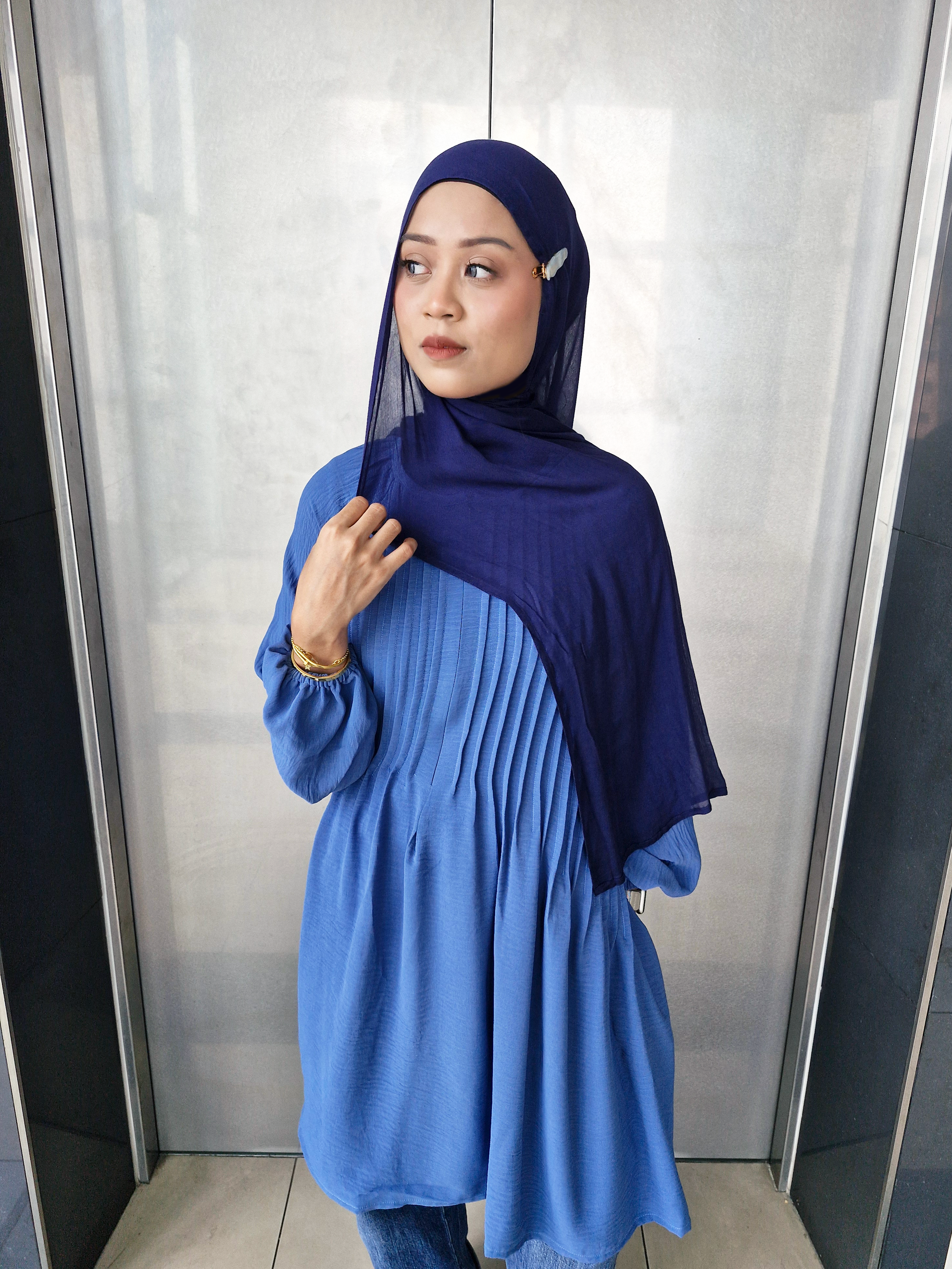 Fyza Crinkle Pleated Tunic
