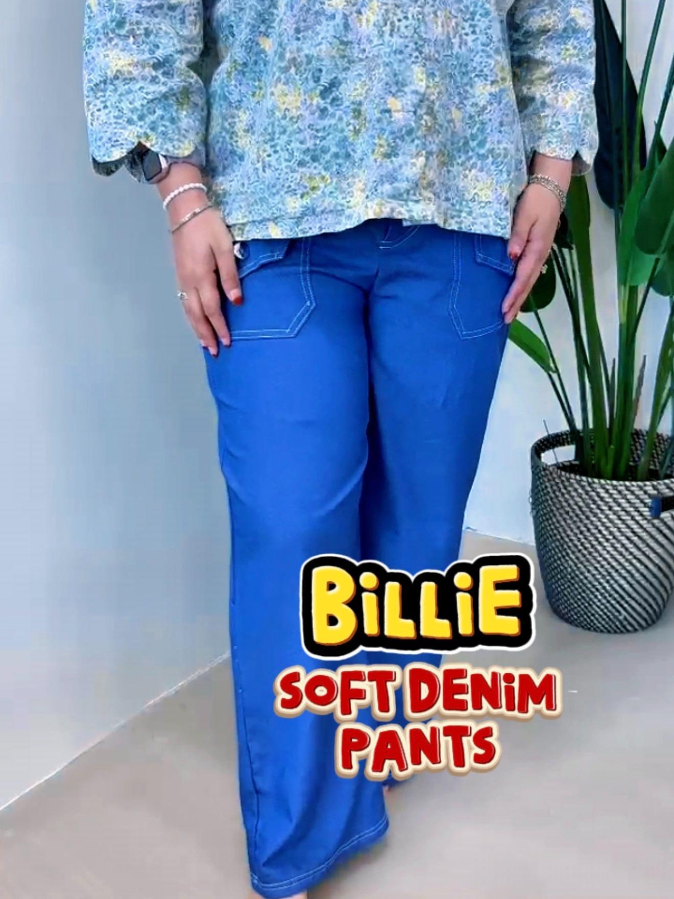BILLIE Soft Denim Pants with Pockets