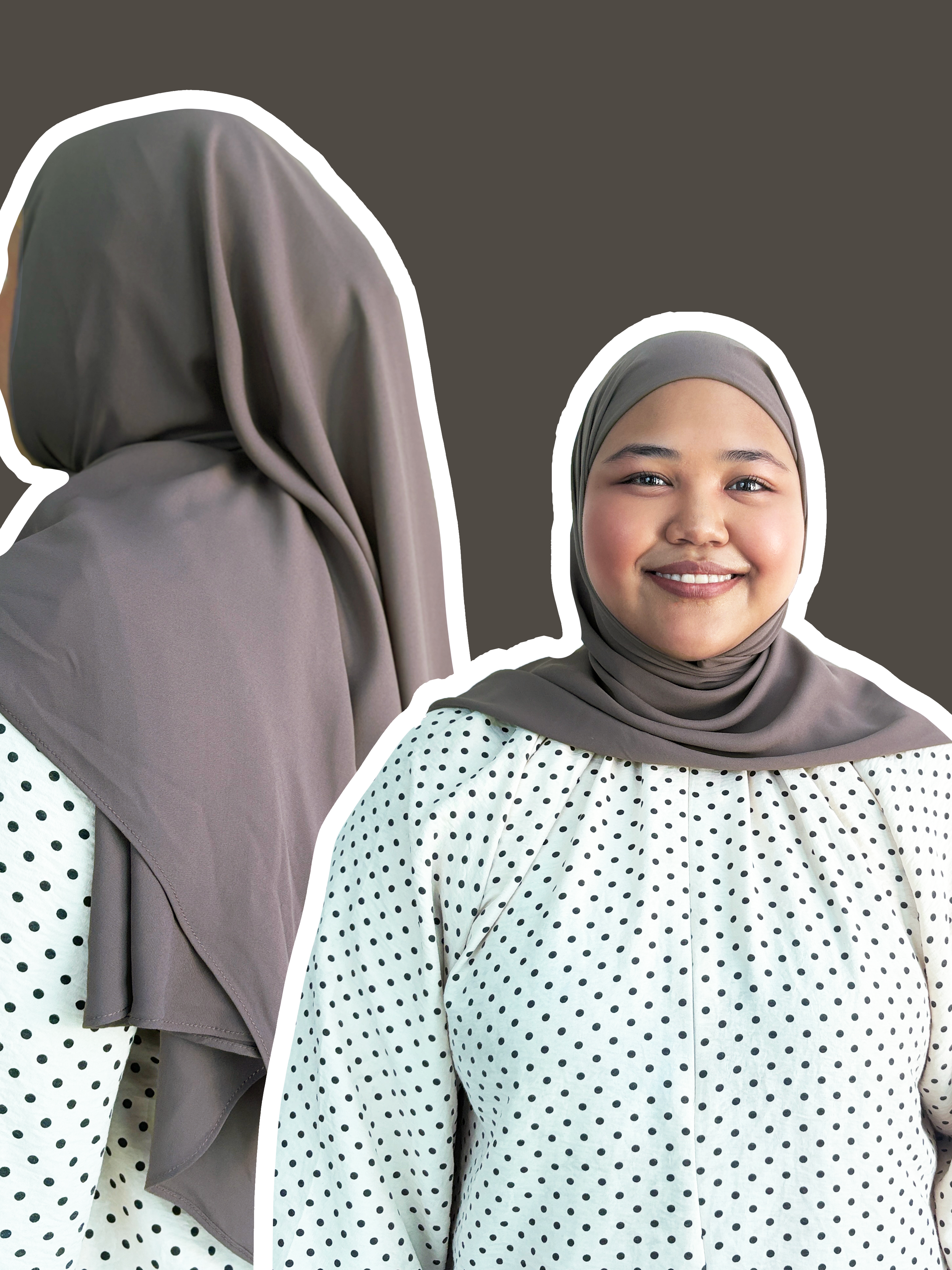 Plain Series (Premium Korean Chiffon) : 2M Shawl, Shawl with Inner & 50" Bawal Instant with Inner
