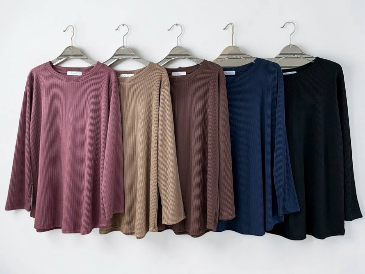 Hailey Ribbed Blouse