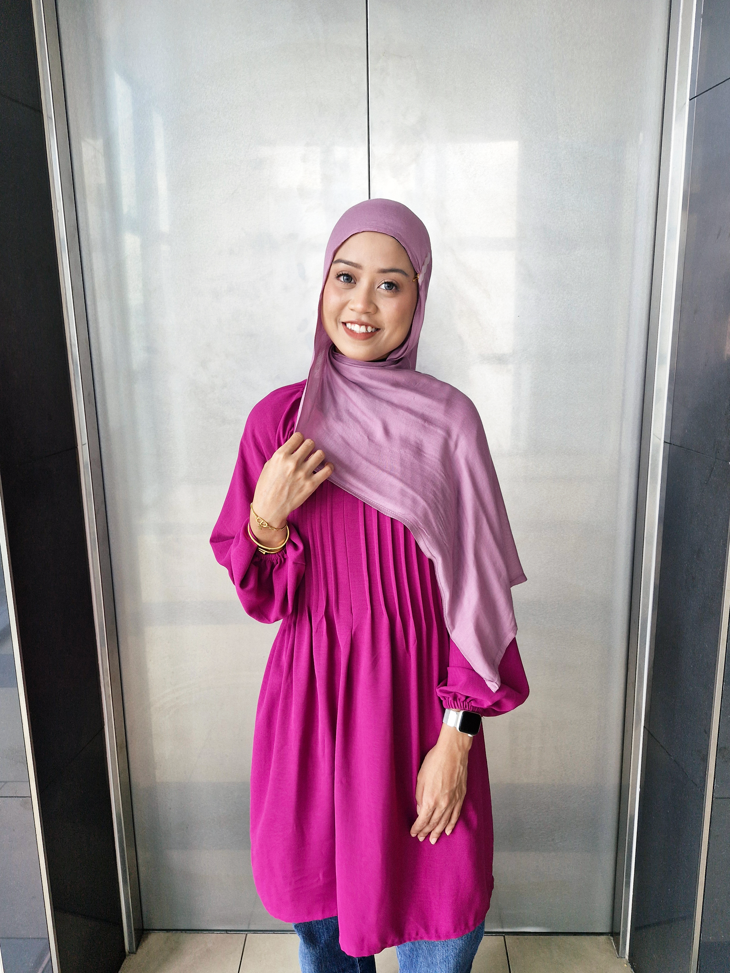 Fyza Crinkle Pleated Tunic