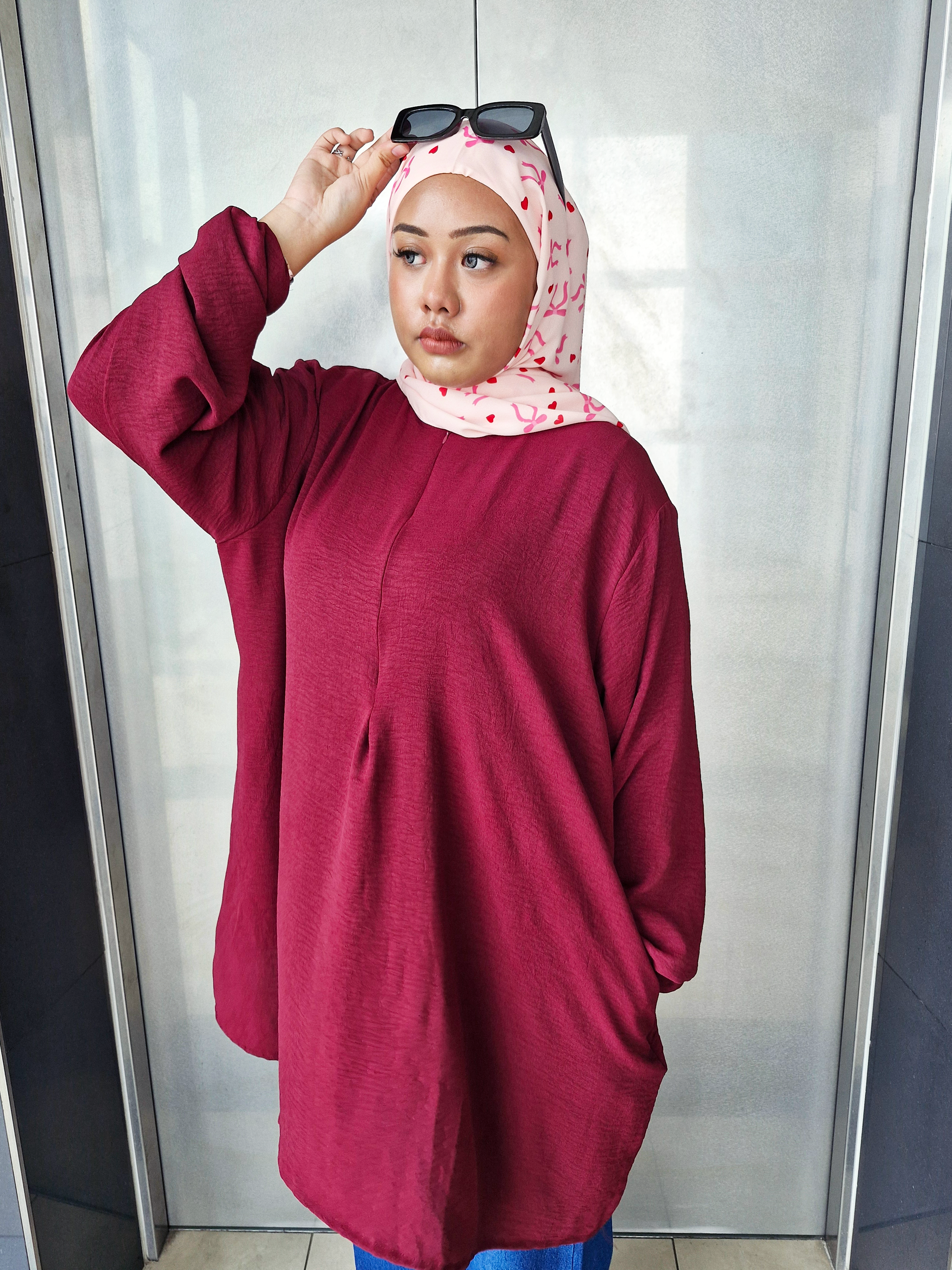 Thea Crinkle Basic Top