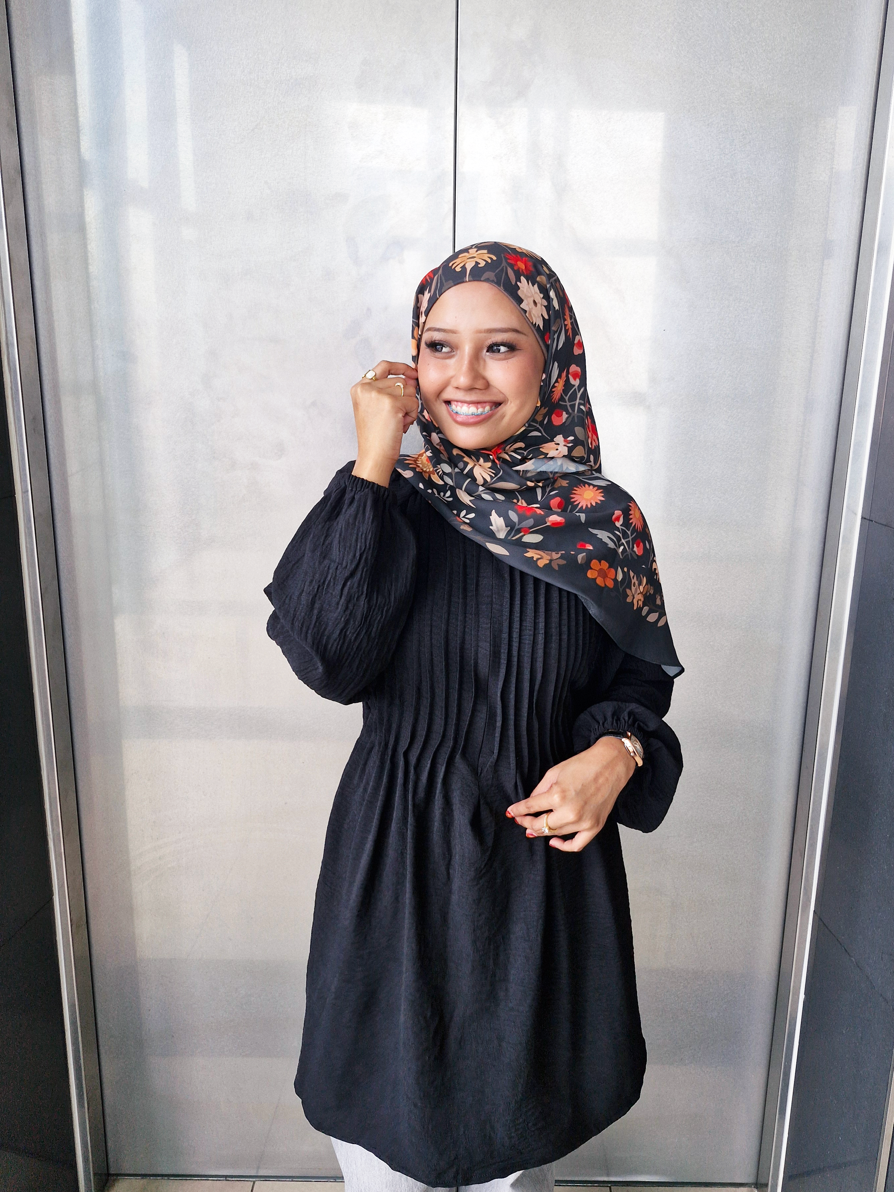 Fyza Crinkle Pleated Tunic