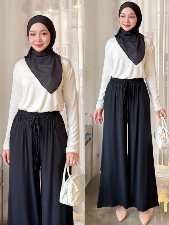 Maya Flare Drawstring Stretchable Pants