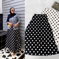 Serena Polka Dots Flared Skirt
