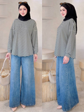 Nelly Striped Comfy Fit Blouse