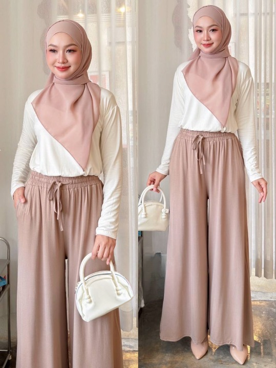 Maya Flare Drawstring Stretchable Pants
