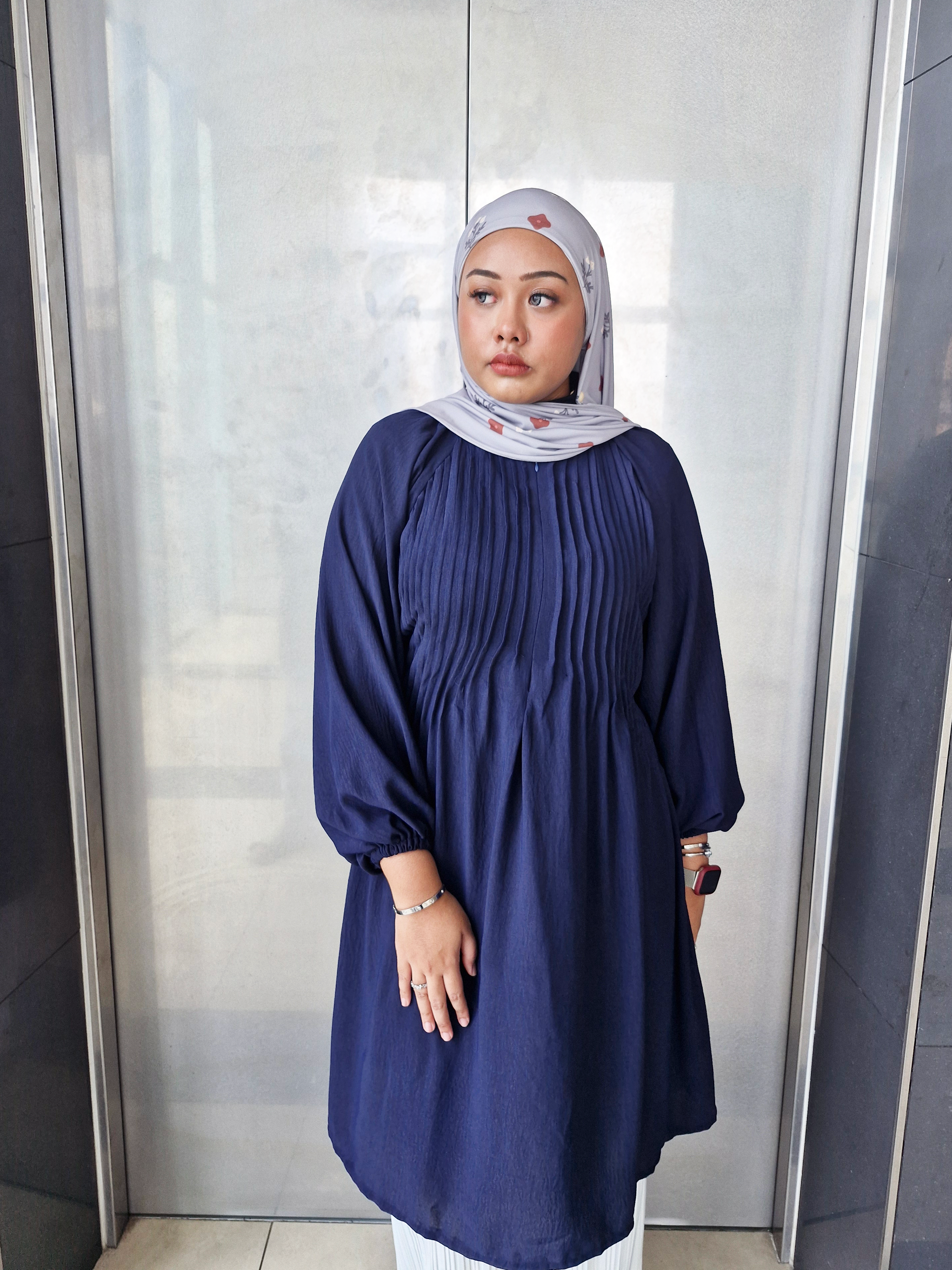 Fyza Crinkle Pleated Tunic