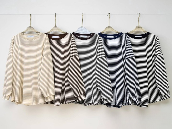 Nelly Striped Comfy Fit Blouse
