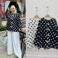 Whitney Cheongsam Polka Dots Blouse