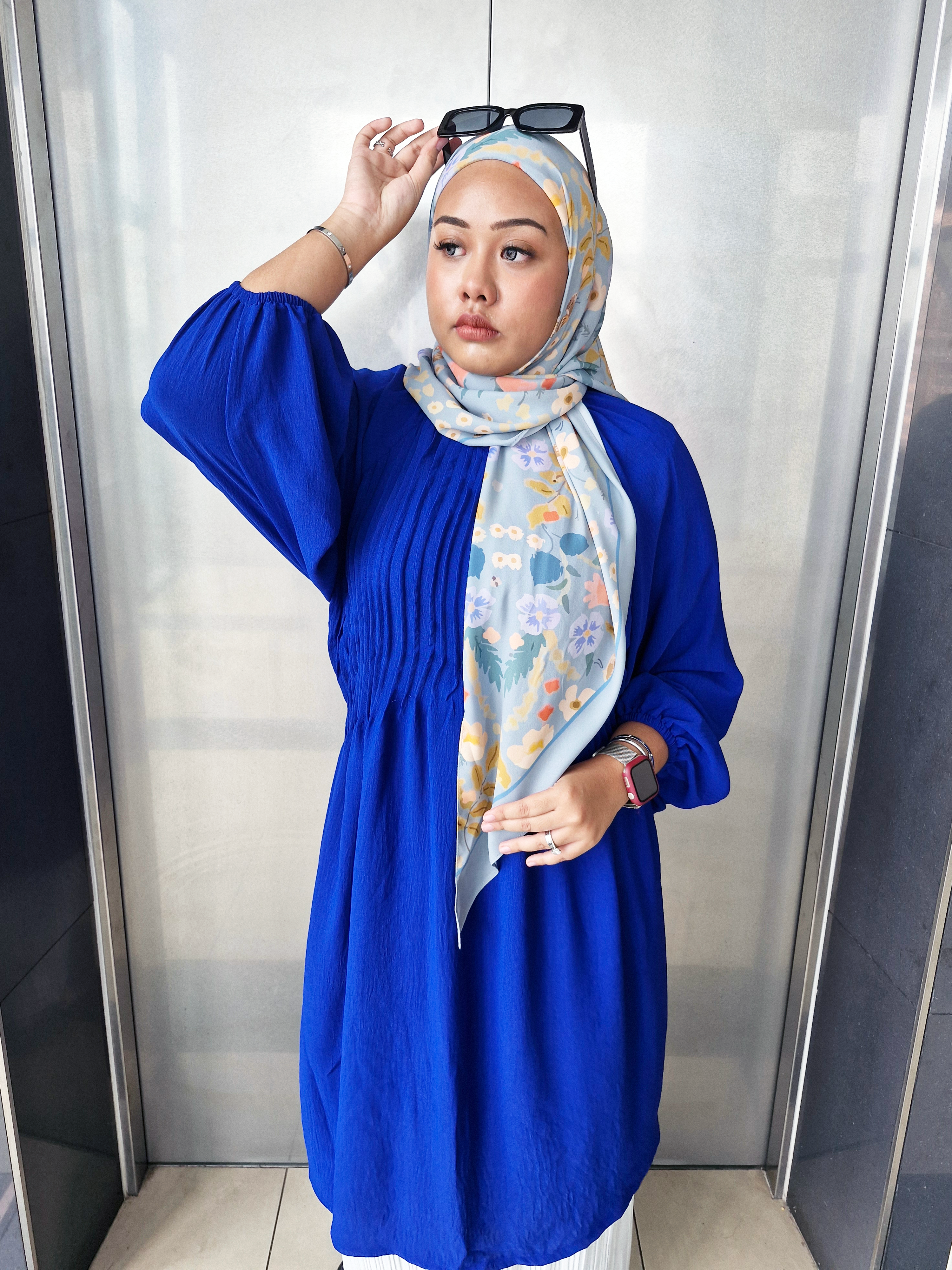 Fyza Crinkle Pleated Tunic