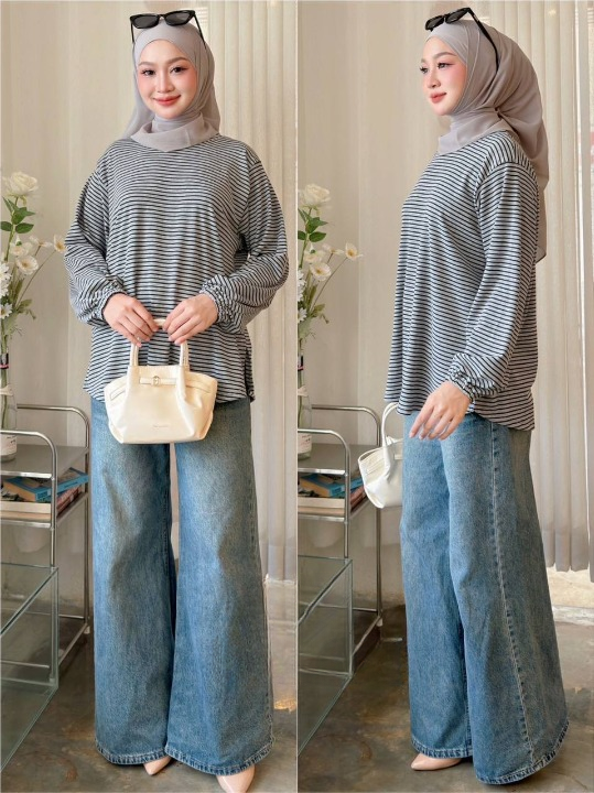 Hanna Striped Blouse