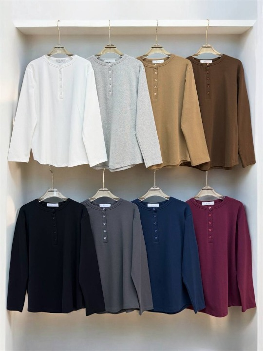 Wati Button Versatile Blouse